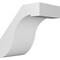 Ekena Millwork 5-in. W x 8-in. D x 8-in. H Del Monte Architectural Grade PVC Knee Brace BRCP05X08X08DEL - alternate 1
